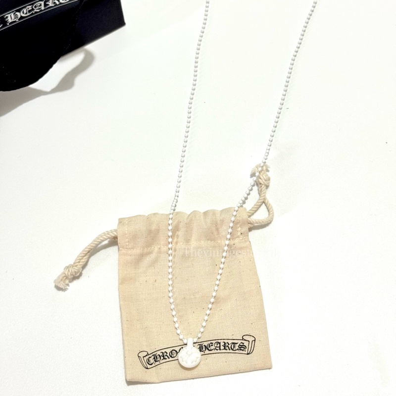 Chrome Hearts White Silicone Necklace 🤍-3