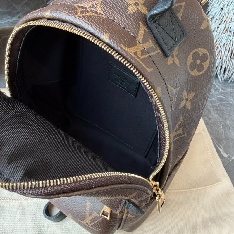 LV 原花紋MINI後背包 晶片款-4