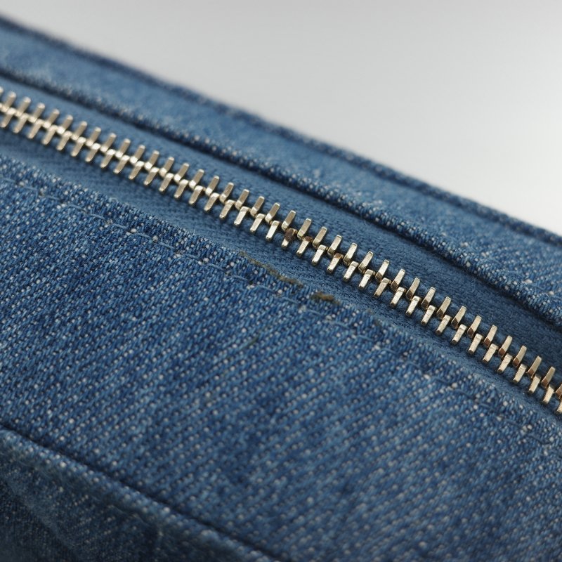 Chanel 香奈兒 牛仔布 金球(調節長短)相機包 斜挎包-15