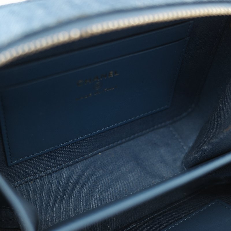 Chanel 香奈兒 牛仔布 金球(調節長短)相機包 斜挎包-18