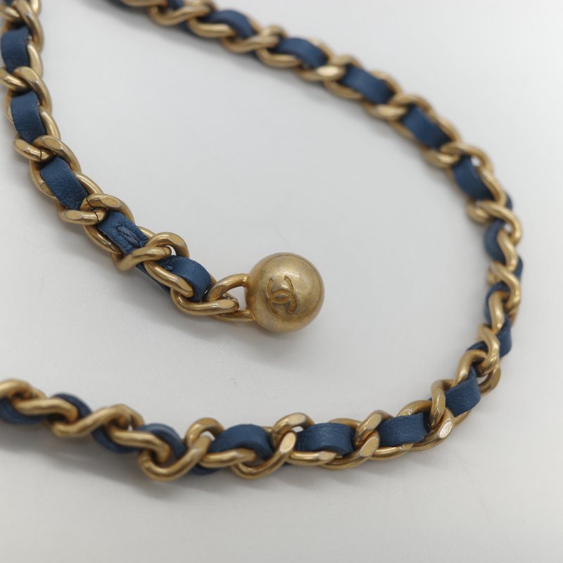 Chanel 香奈兒 牛仔布 金球(調節長短)相機包 斜挎包-25