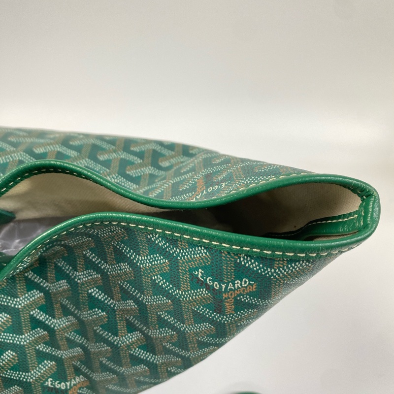 【96%新❤️經典保值！割秒殺價優惠】GOYARD SaintLouis Y字老花滿印 托特包 小號 綠色-7