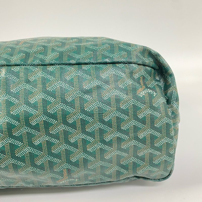 【96%新❤️經典保值！割秒殺價優惠】GOYARD SaintLouis Y字老花滿印 托特包 小號 綠色-13