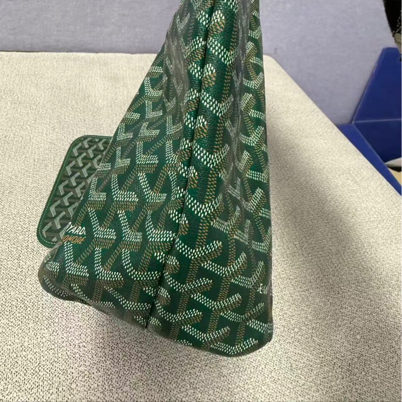 【96%新❤️經典保值!割秒殺價優惠】GOYARD SaintLouis Y字老花滿印 托特包 小號 綠色-3
