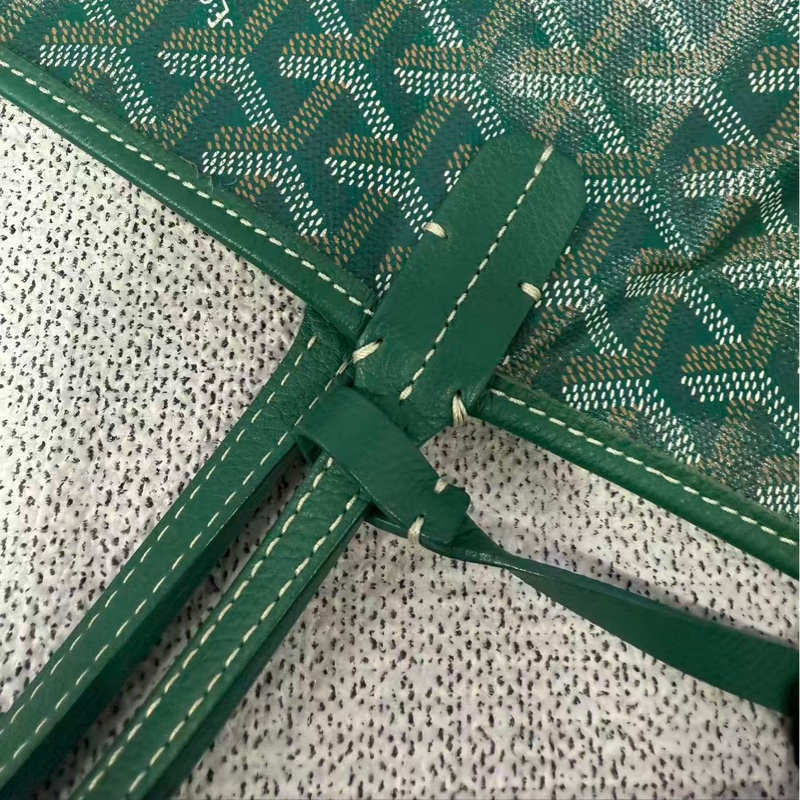 【96%新❤️經典保值!割秒殺價優惠】GOYARD SaintLouis Y字老花滿印 托特包 小號 綠色-4