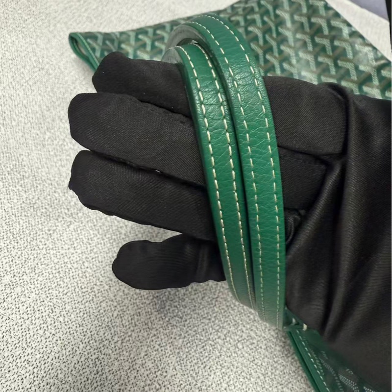 【96%新❤️經典保值!割秒殺價優惠】GOYARD SaintLouis Y字老花滿印 托特包 小號 綠色-6