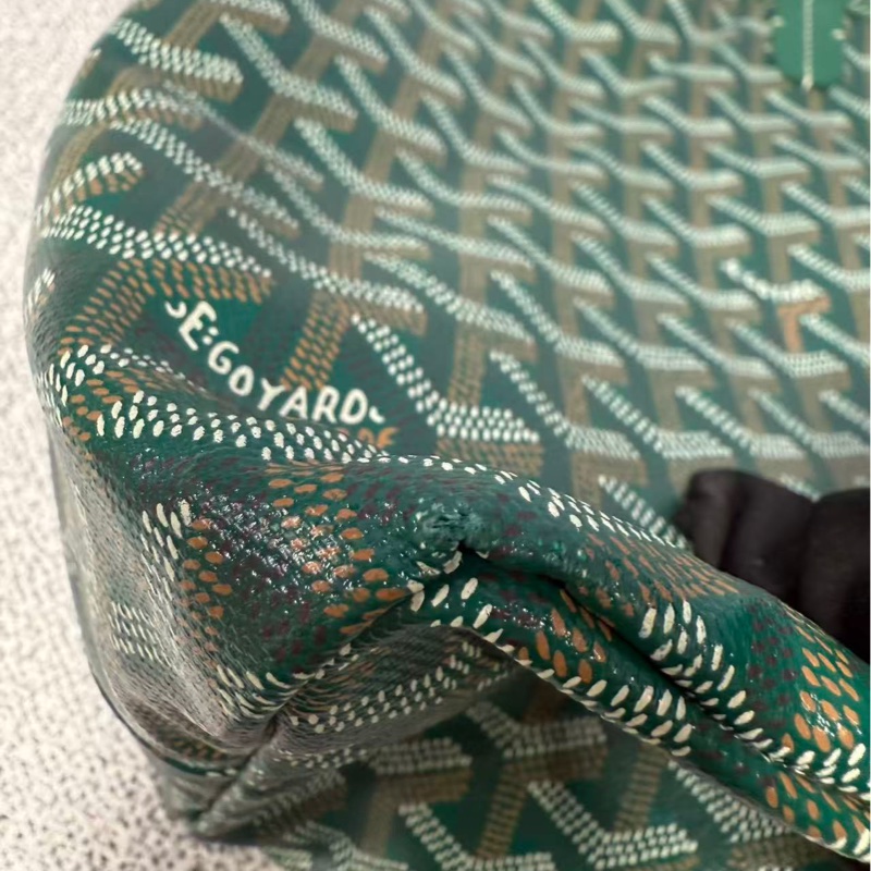 【96%新❤️經典保值!割秒殺價優惠】GOYARD SaintLouis Y字老花滿印 托特包 小號 綠色-14