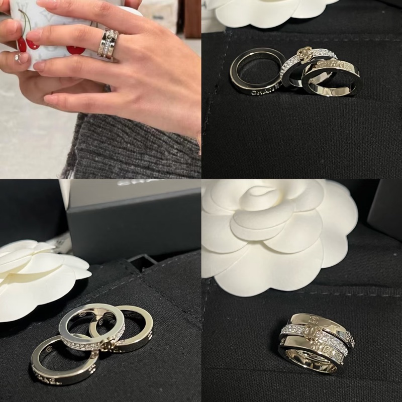 Chanel 3合1戒指 全新⭐️必須擁有的香奈兒飾品-6