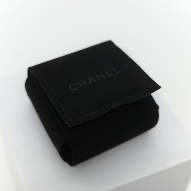 Chanel 香奈兒 CCLogo 水鑽 珍珠 銀色 耳釘 耳環-4