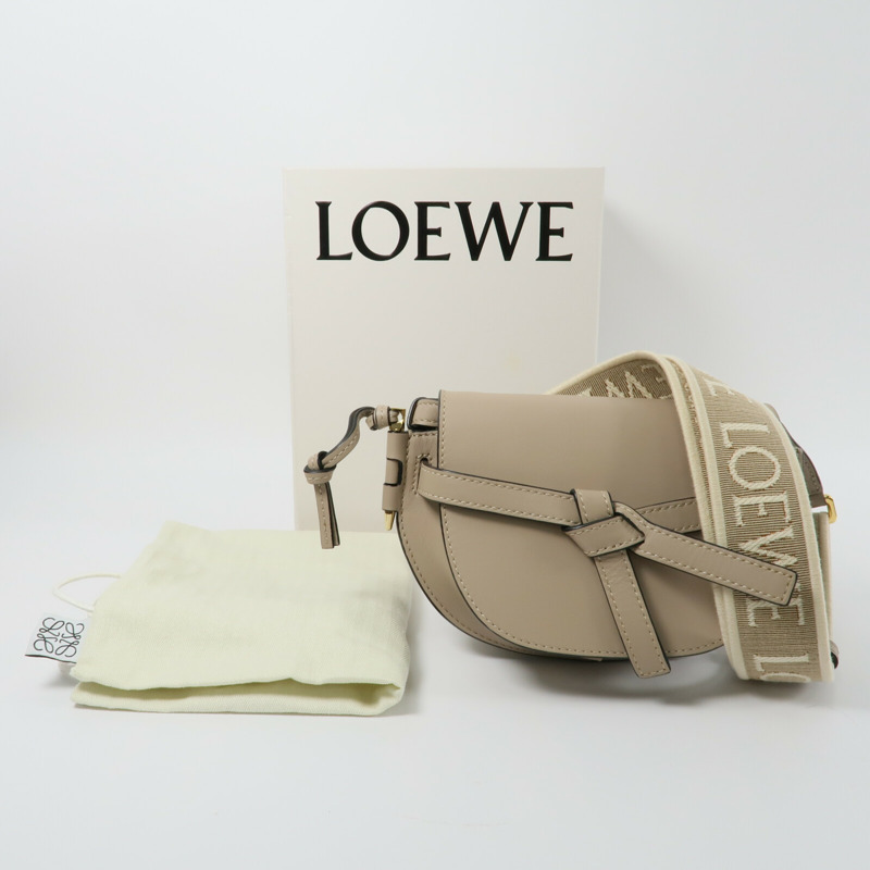 LOEWE 牛皮皮革Mini Gate肩背袋-10