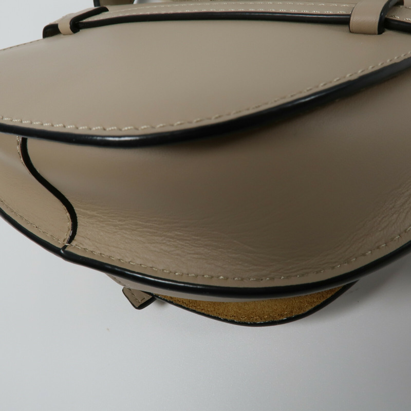 LOEWE 牛皮皮革Mini Gate肩背袋-14