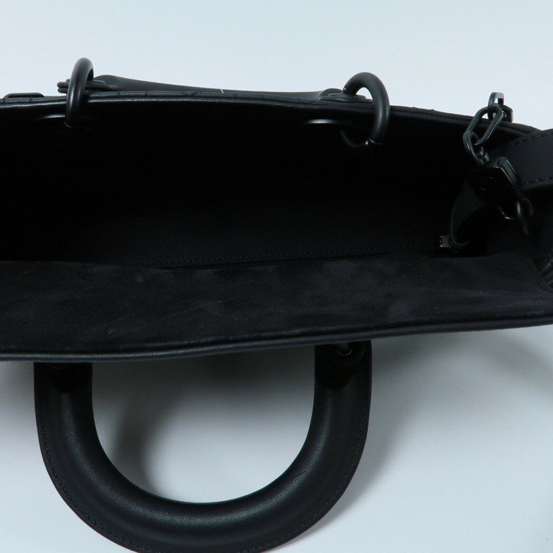 Dior 牛皮皮革Lady D-Joy Medium手挽肩背兩用袋-4