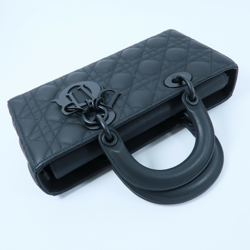 Dior 牛皮皮革Lady D-Joy Medium手挽肩背兩用袋-8