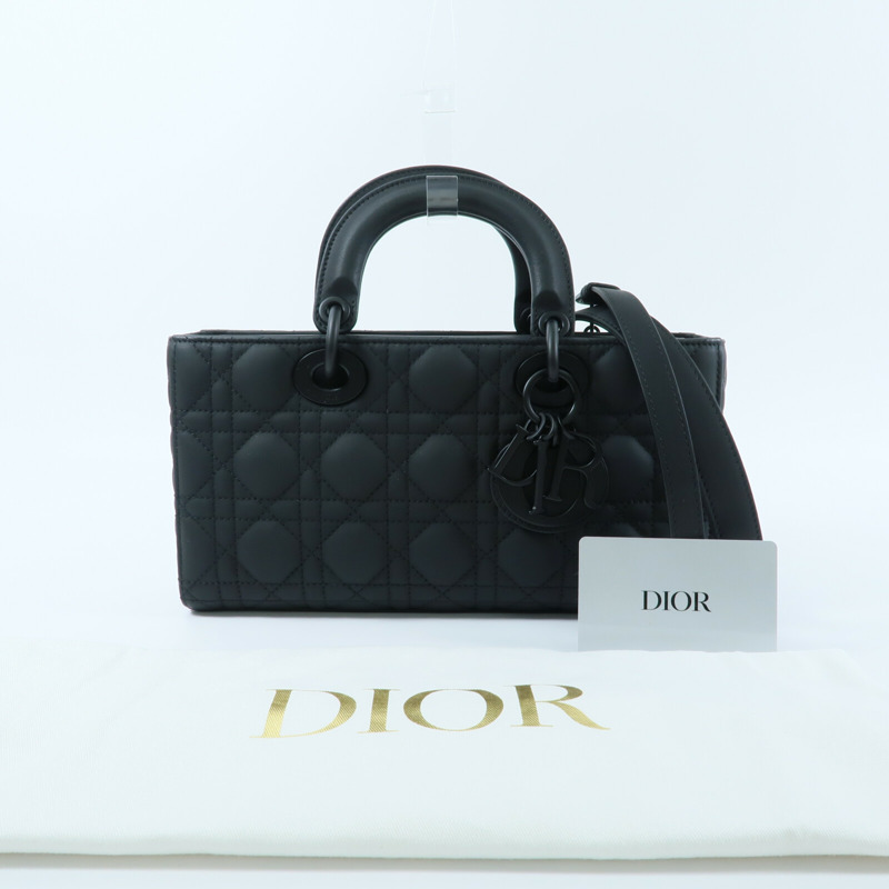 Dior 牛皮皮革Lady D-Joy Medium手挽肩背兩用袋-12