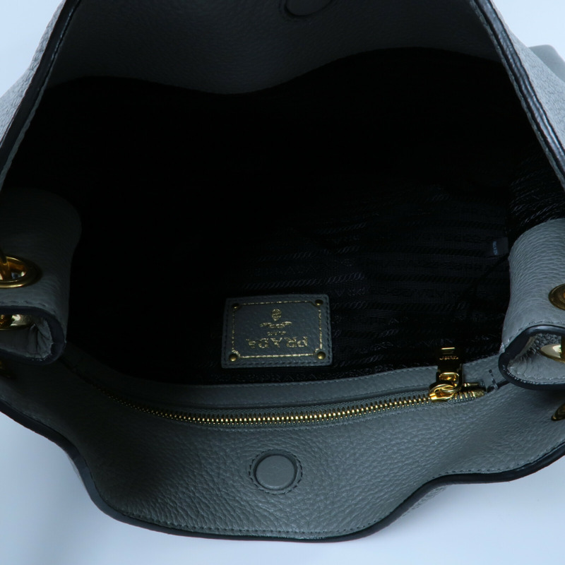 PRADA 牛皮皮革Vitello Phenix肩背袋-4