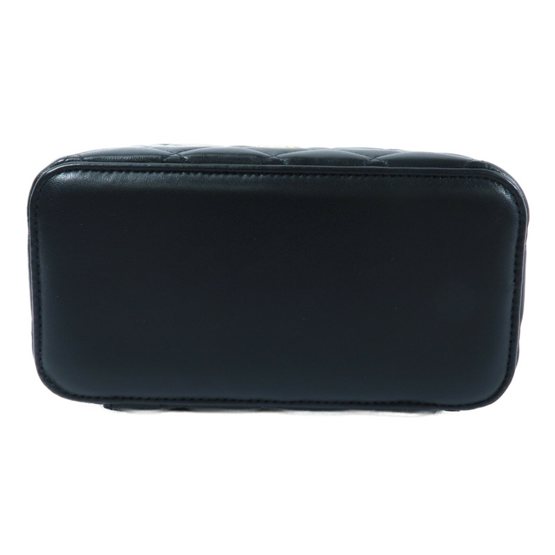CHANEL 羊皮皮革Vanity Case鏈帶手挽肩背兩用袋-3