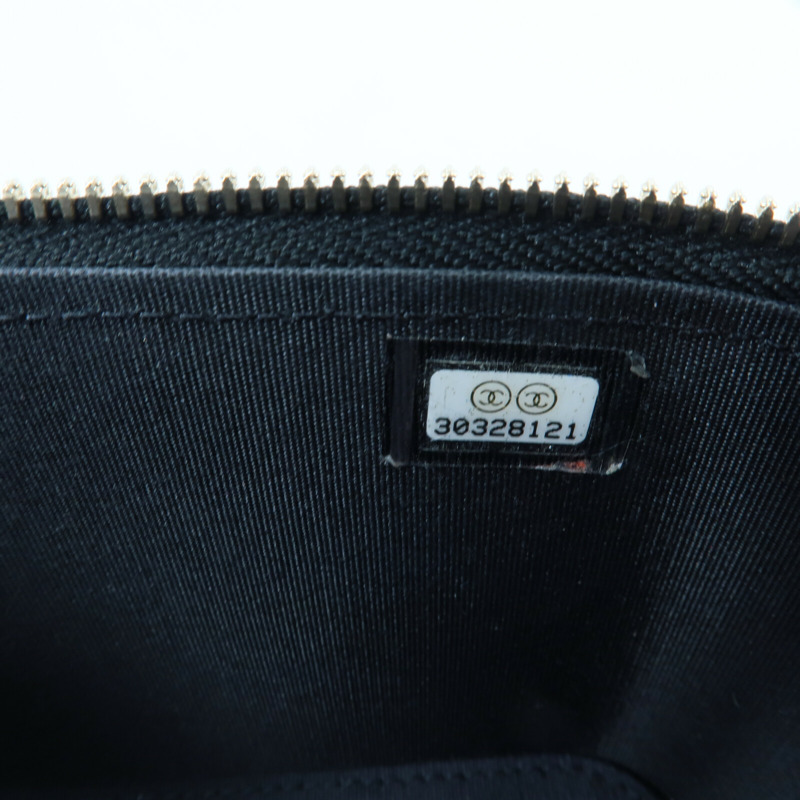 CHANEL 羊皮皮革Vanity Case鏈帶手挽肩背兩用袋-7