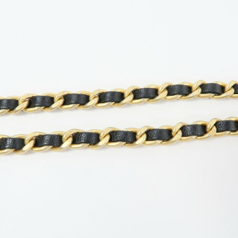 CHANEL 羊皮皮革Vanity Case鏈帶手挽肩背兩用袋-10