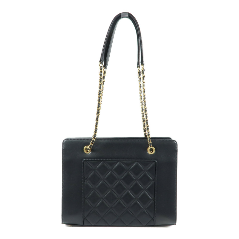 CHANEL 牛皮皮革Mademoiselle Vintage Tote鏈帶肩背袋-2