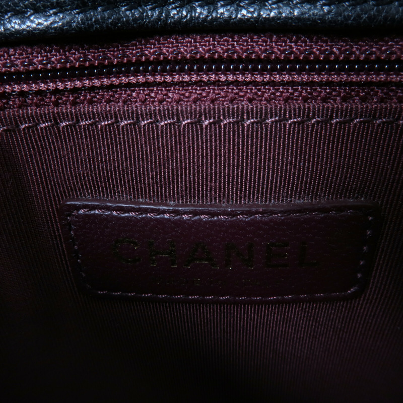 CHANEL 牛皮皮革Mademoiselle Vintage Tote鏈帶肩背袋-6