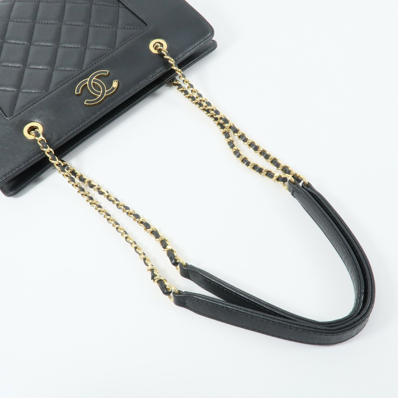 CHANEL 牛皮皮革Mademoiselle Vintage Tote鏈帶肩背袋-8