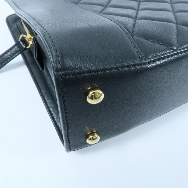 CHANEL 牛皮皮革Mademoiselle Vintage Tote鏈帶肩背袋-12