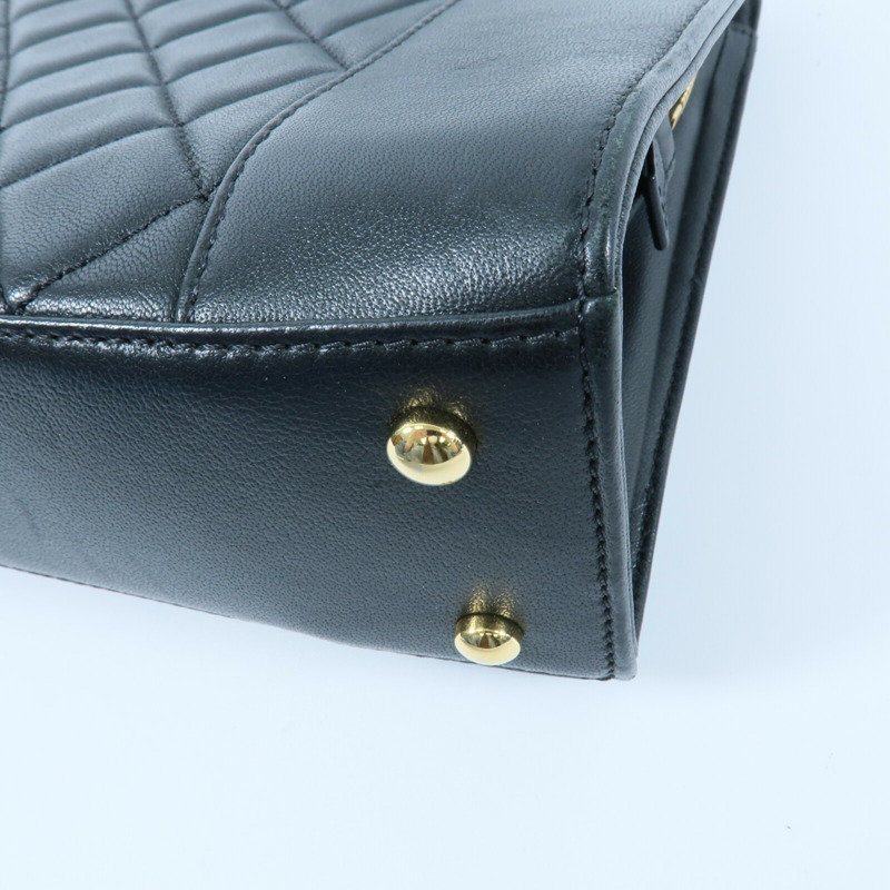 CHANEL 牛皮皮革Mademoiselle Vintage Tote鏈帶肩背袋-13