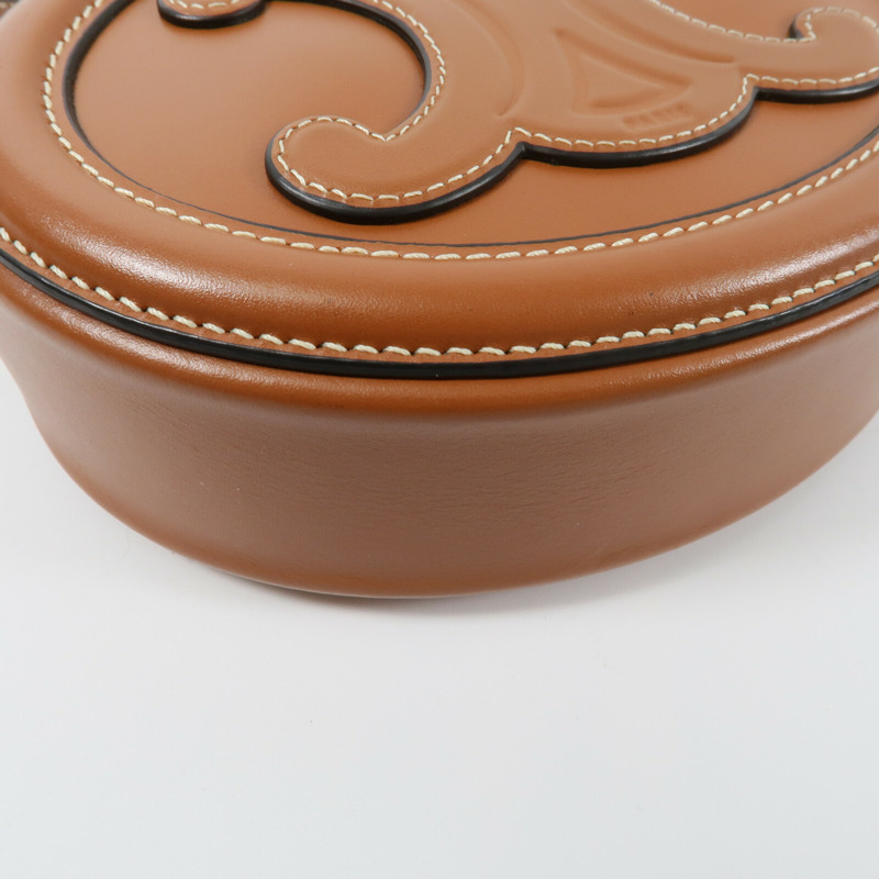 CELINE 牛皮皮革Triomphe肩背袋-11