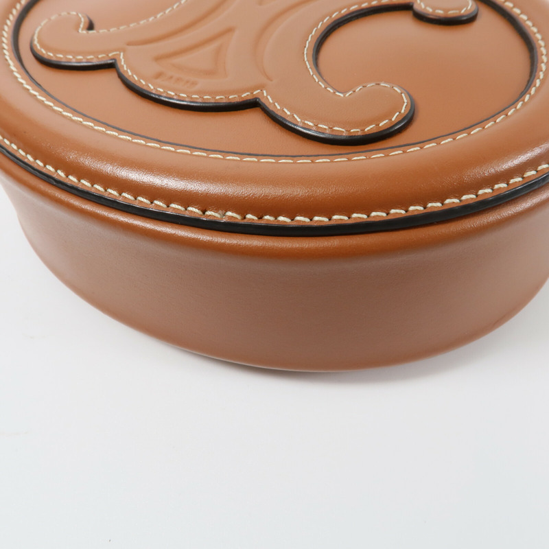 CELINE 牛皮皮革Triomphe肩背袋-12