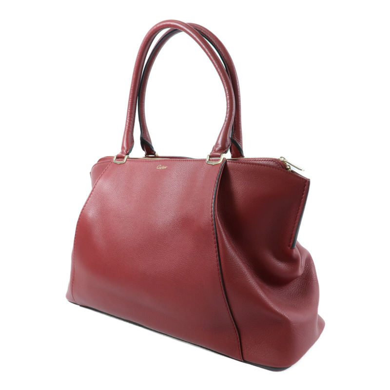 CARTIER 牛皮皮革Hand Bag手挽袋-1