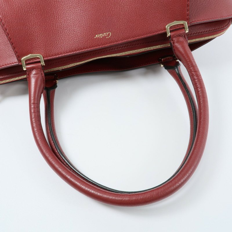 CARTIER 牛皮皮革Hand Bag手挽袋-9
