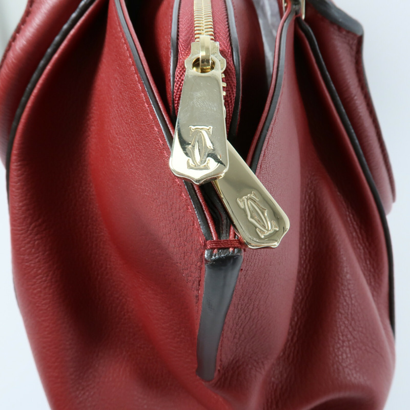 CARTIER 牛皮皮革Hand Bag手挽袋-10