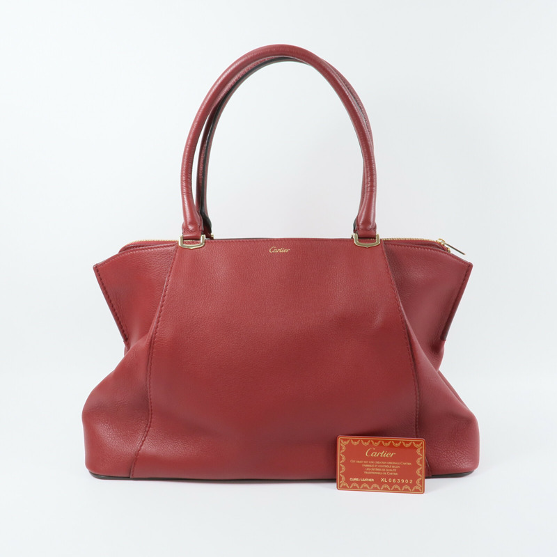CARTIER 牛皮皮革Hand Bag手挽袋-11