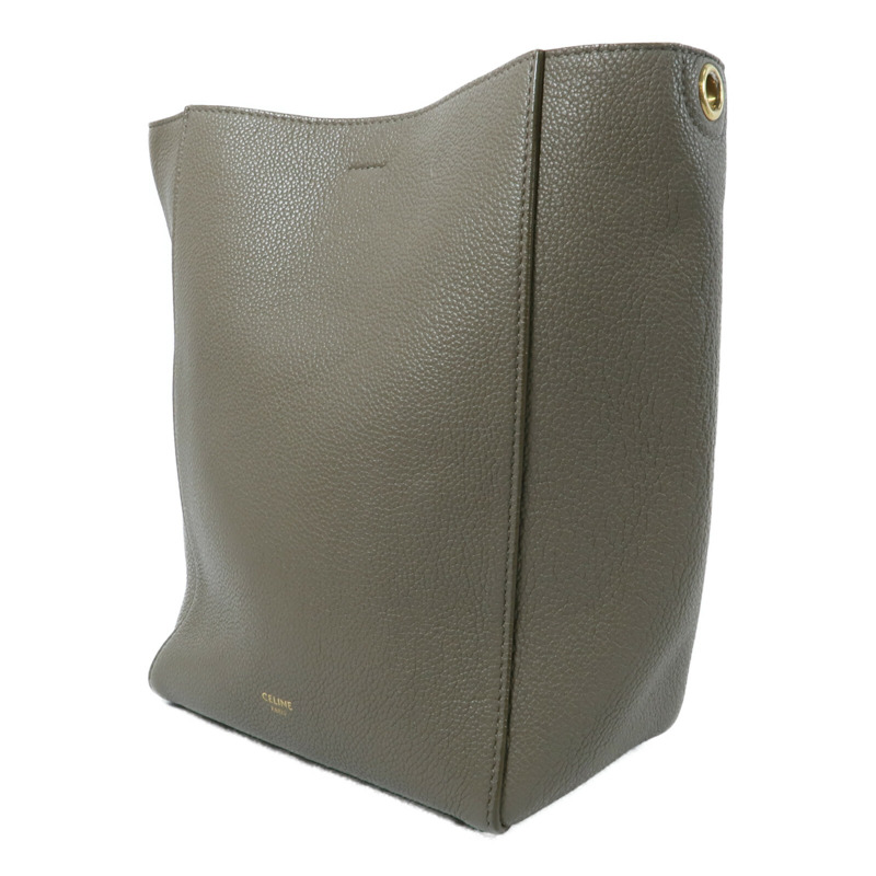 CELINE 牛皮皮革Sangle Bucket Small肩背袋-2