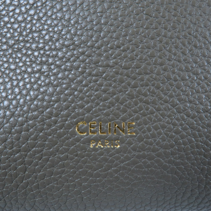 CELINE 牛皮皮革Sangle Bucket Small肩背袋-5