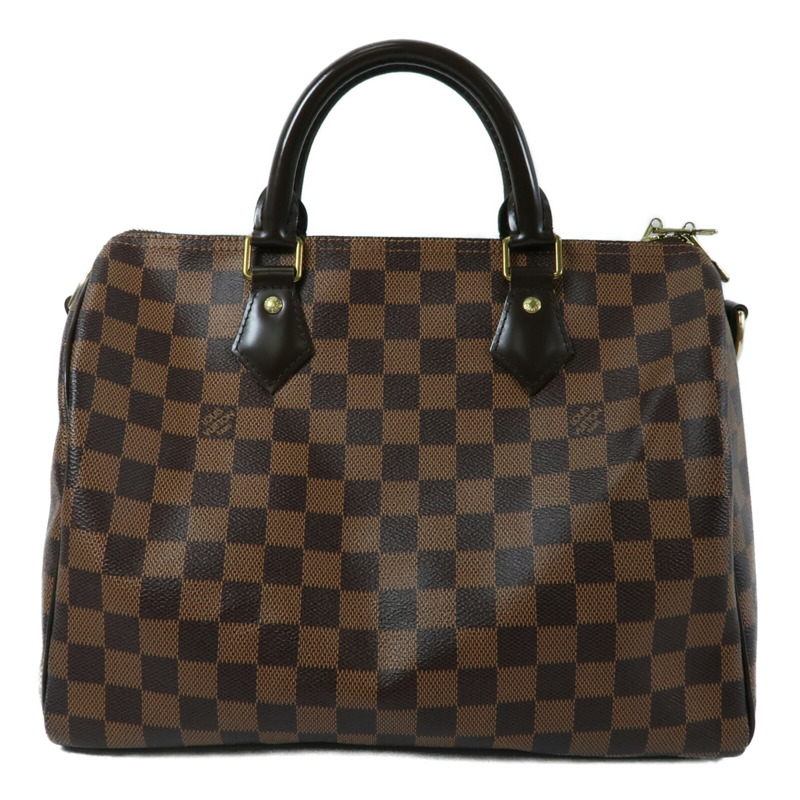 LOUIS VUITTON Damier Speedy Bandouliere 手挽肩背兩用袋-1