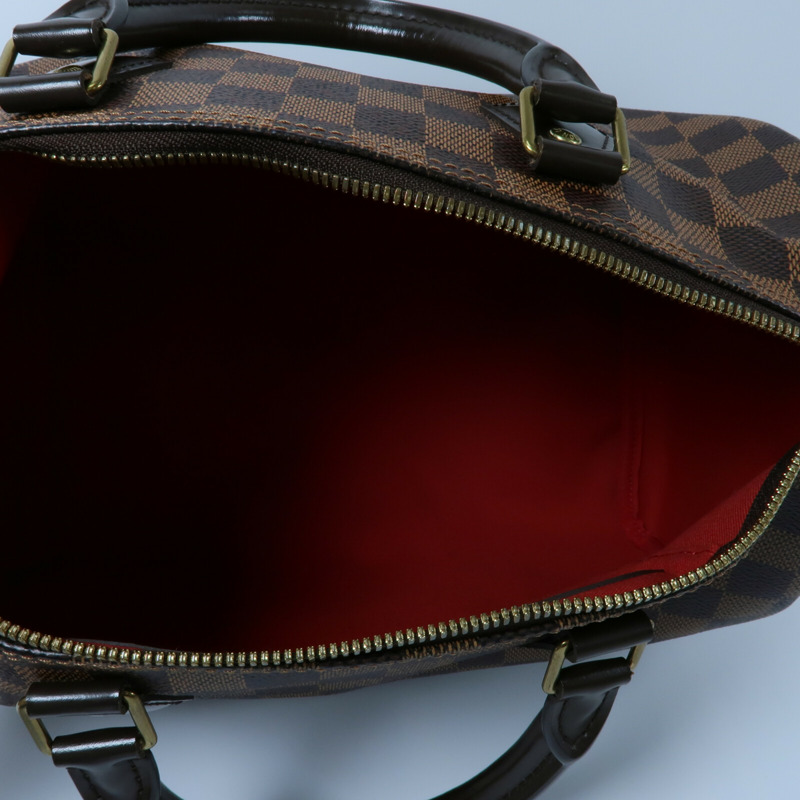 LOUIS VUITTON Damier Speedy Bandouliere 手挽肩背兩用袋-4