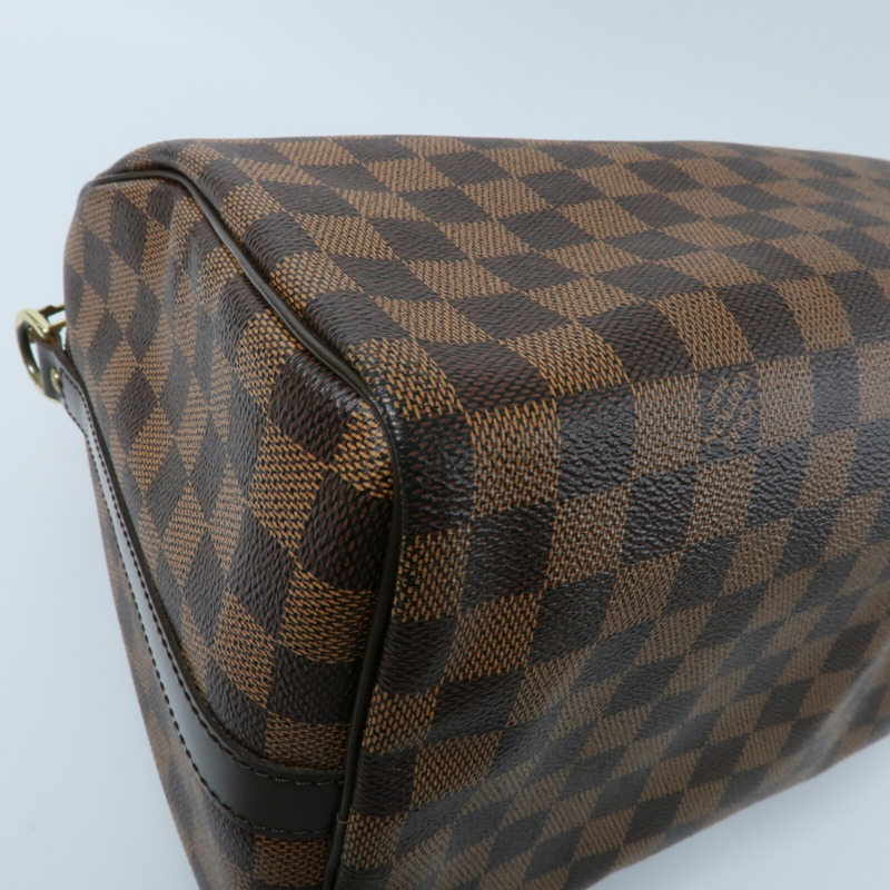 LOUIS VUITTON Damier Speedy Bandouliere 手挽肩背兩用袋-12
