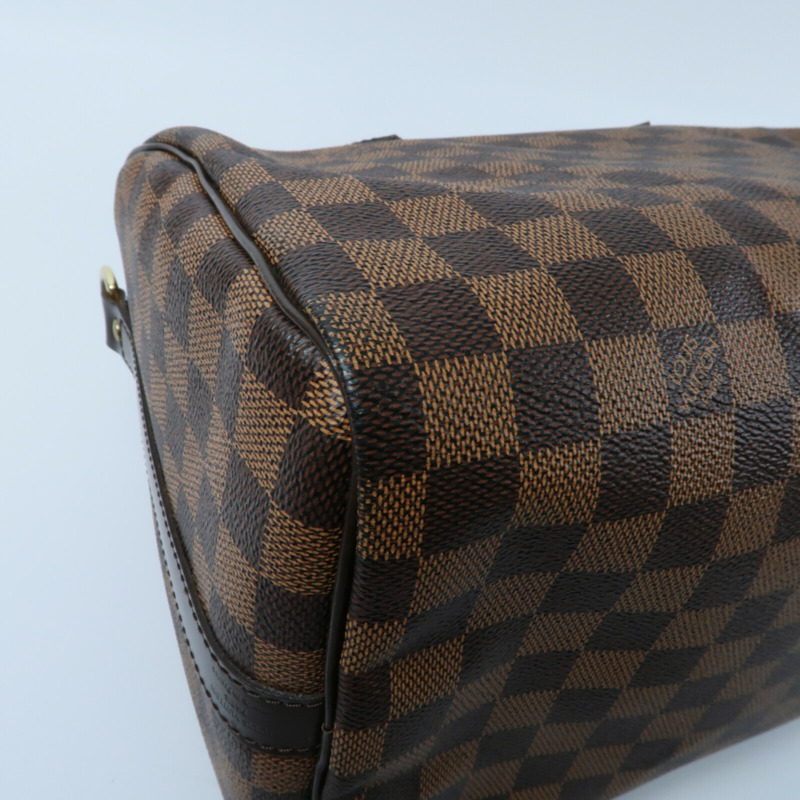 LOUIS VUITTON Damier Speedy Bandouliere 手挽肩背兩用袋-14