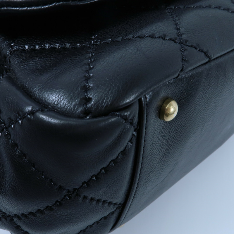 CHANEL 牛皮皮革Chain Shoulder Bag鏈帶肩背袋-11