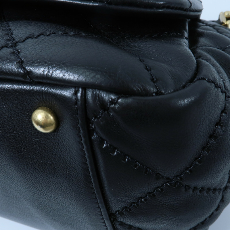 CHANEL 牛皮皮革Chain Shoulder Bag鏈帶肩背袋-12