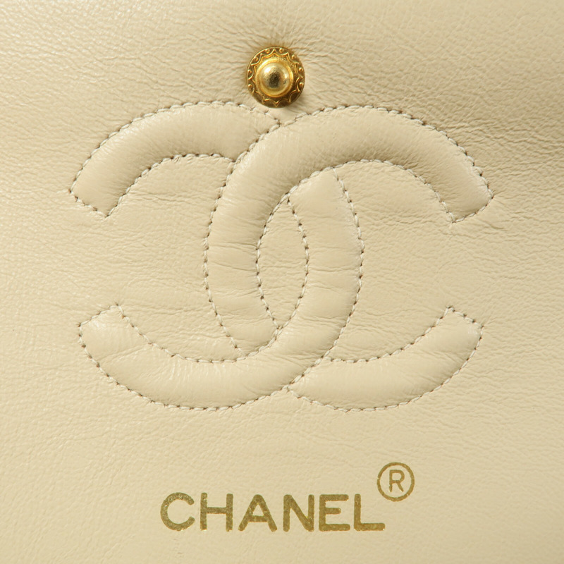 CHANEL 羊皮皮革Vintage Classic 23鏈帶肩背袋-6