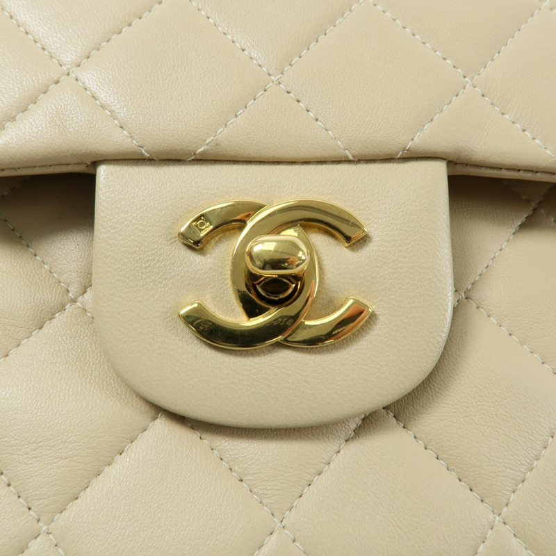 CHANEL 羊皮皮革Vintage Classic 23鏈帶肩背袋-7