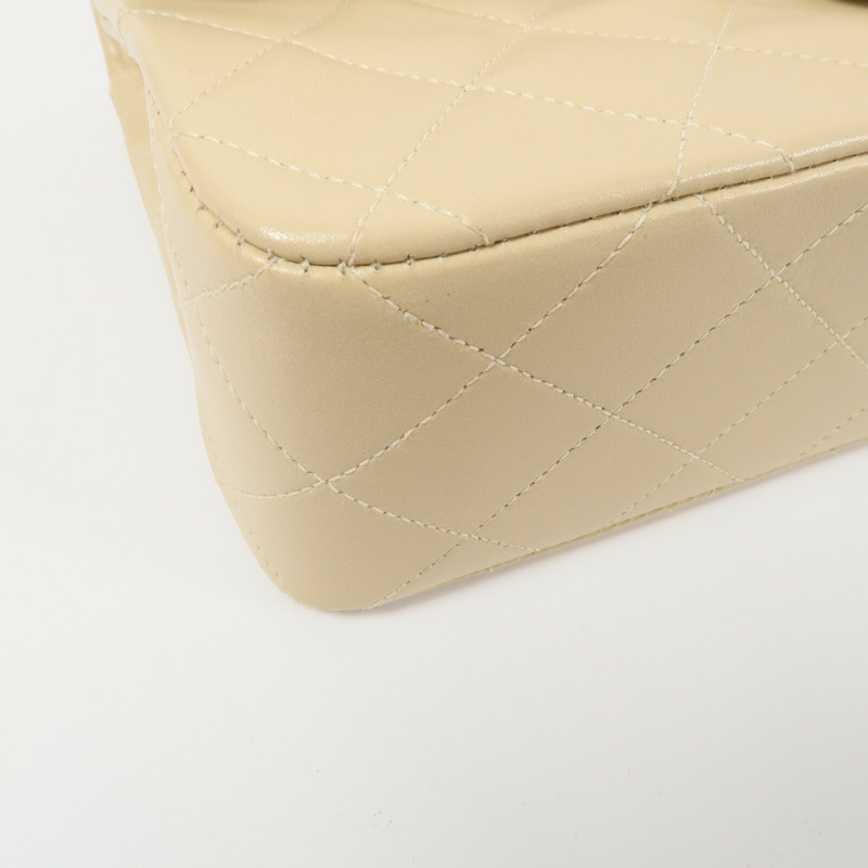 CHANEL 羊皮皮革Vintage Classic 23鏈帶肩背袋-16