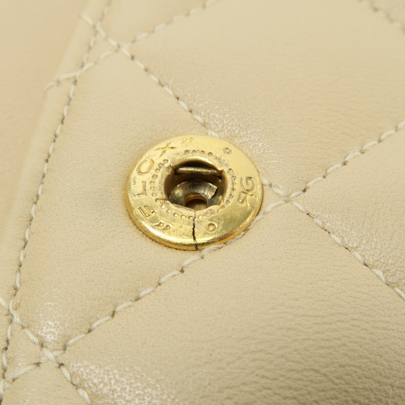 CHANEL 羊皮皮革Vintage Classic 23鏈帶肩背袋-18