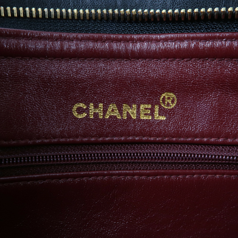 CHANEL 羊皮皮革Vintage Chain Shoulder Bag鏈帶肩背袋-6