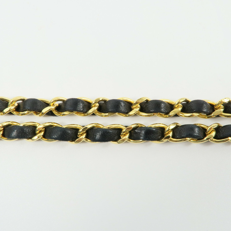 CHANEL 羊皮皮革Vintage Chain Shoulder Bag鏈帶肩背袋-10