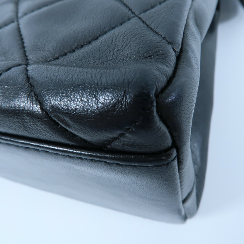 CHANEL 羊皮皮革Vintage Chain Shoulder Bag鏈帶肩背袋-13