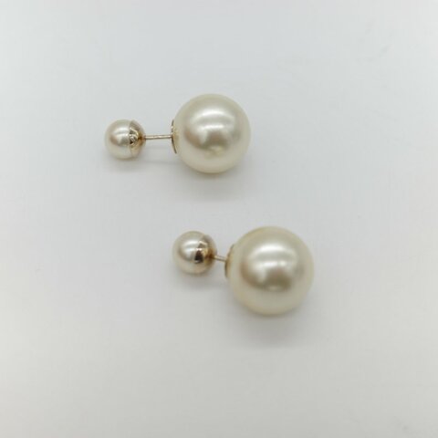 Dior 迪奧 珍珠 耳環 耳釘