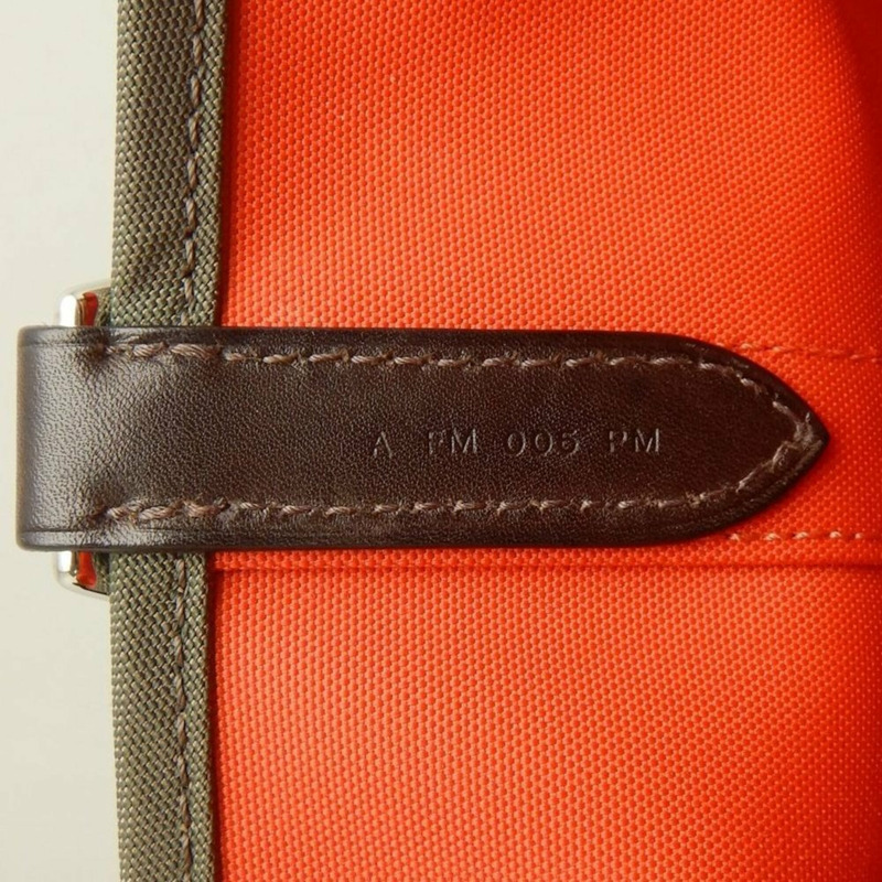 HERMES Sac de Pansage 手提包，帆布，卡其色，女式，253725-19